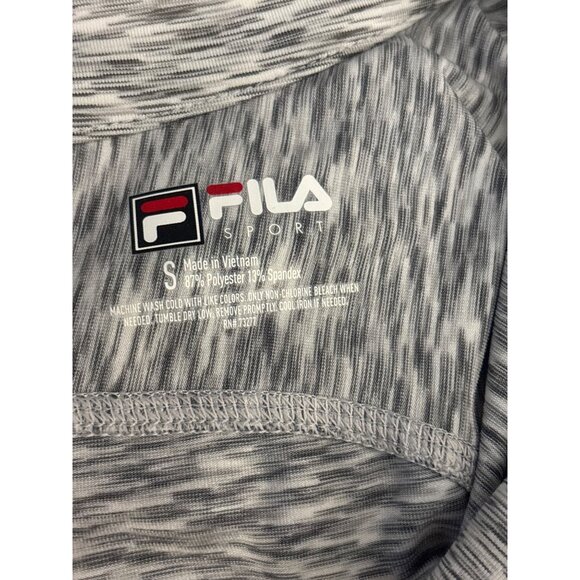 Fila Womens Grey Full-Zip Athletic Performance Running Jacket S - Picture 14 of 14